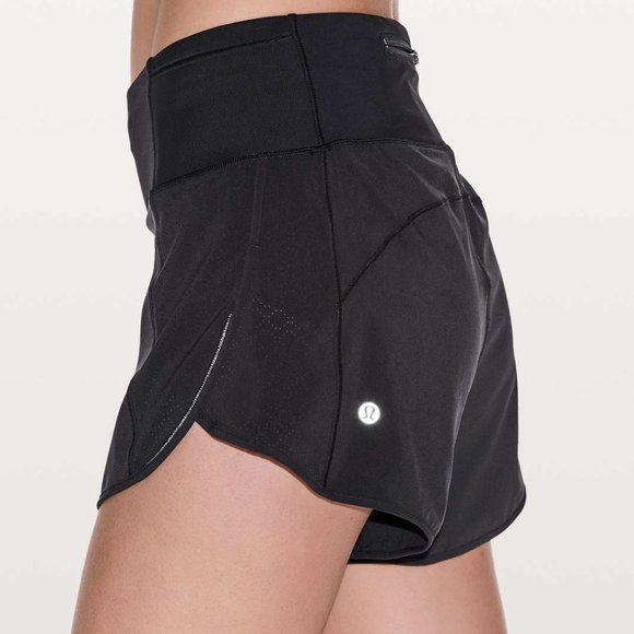 lululemon athletica Pants - Lululemon Real Quick Short Perforated 3.5" size 6